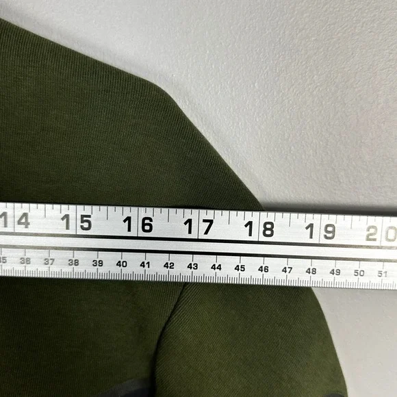 Nike Tech Fleece Windrunner Hoodie Jacket Olive Green Mens Large Full Zip Coat - Picture 14 of 16